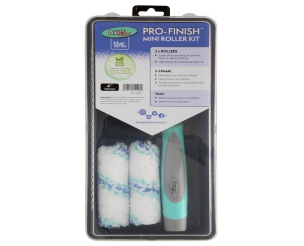 Axus Blue Pro Finish Mini Roller Set