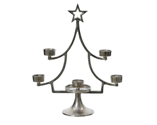 Silver Tealight Candle Holder