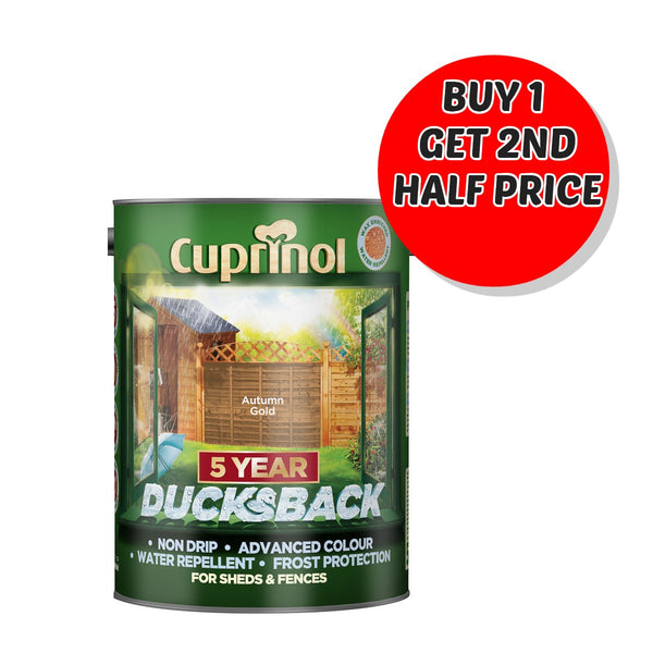 Cuprinol Ducksback Autumn Gold 5lt