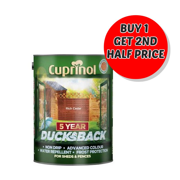 Cuprinol Ducksback Rich Cedar 5lt