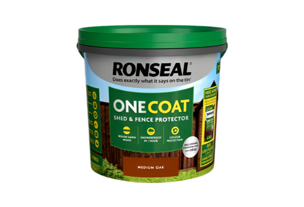 One Coat Shed & Fence Protector Med Oak