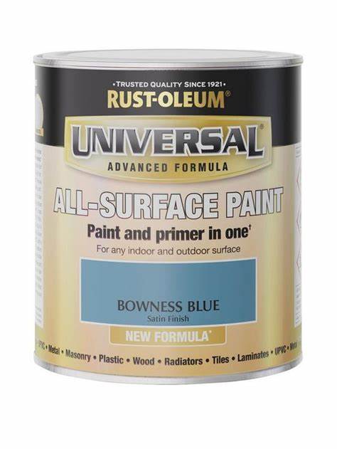 Rust-Oleum All Surface Paint Bowness Blue 750ml (Satin)