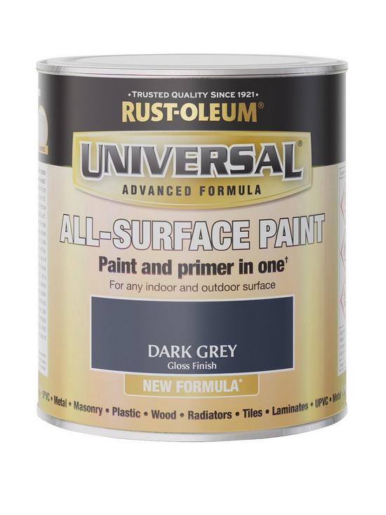 Rust-Oleum All Surface Paint Dark Grey (Satin) 250ml