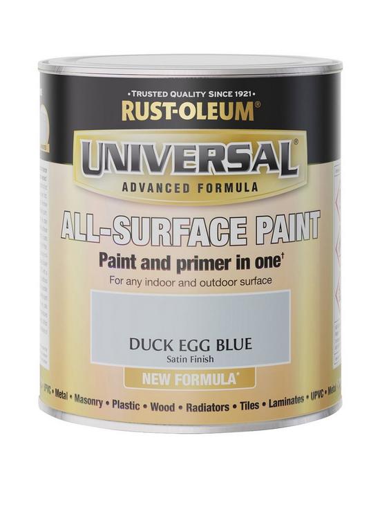 Rust-Oleum All Surface Paint Duck Egg 750ml (Satin)