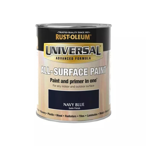 Rust-Oleum All Surface Paint Navy Blue (Satin) 250ml