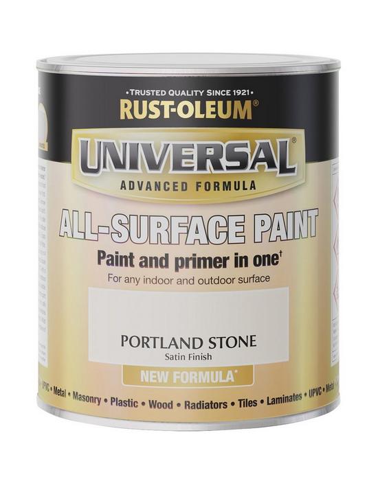 Rust-Oleum All Surface Paint Portland Stone (Satin) 250ml