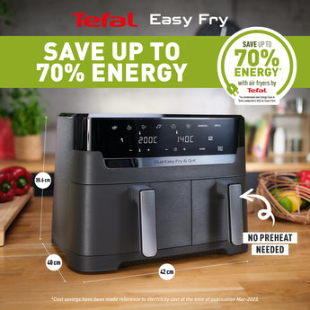 Tefal 8.3lt Dual Air Fryer