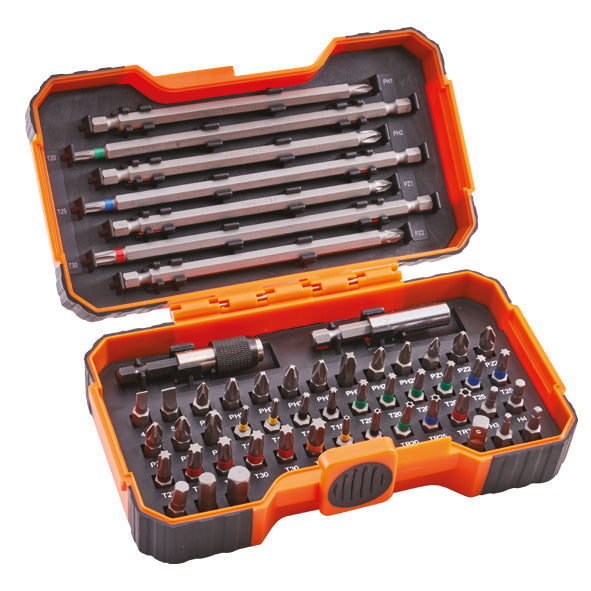 Bahco 54 Piece Colour Coded Bit Set