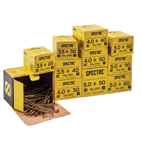 Spectre 1800 Piece Advanced Trade Screw Pack