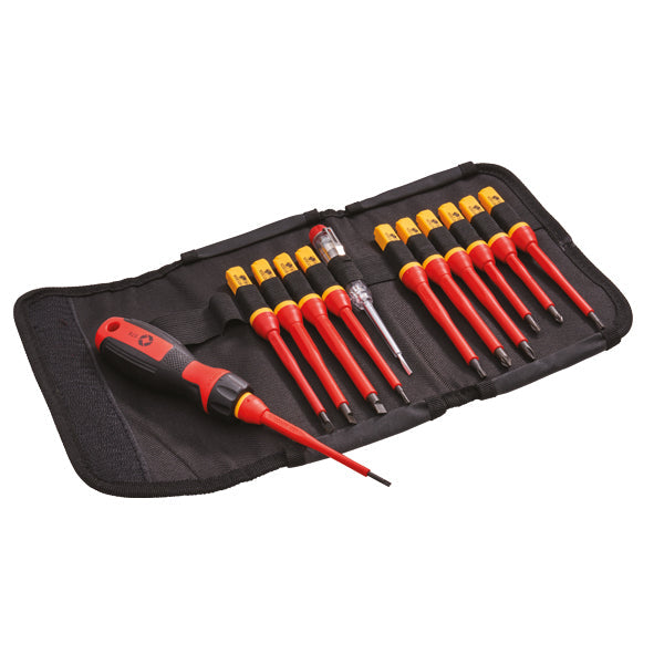 Faithfull 13 Piece Quick Change VDE Screwdriver Set