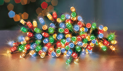 1000 Multi-Action LED Lights with Timer Multi Colour