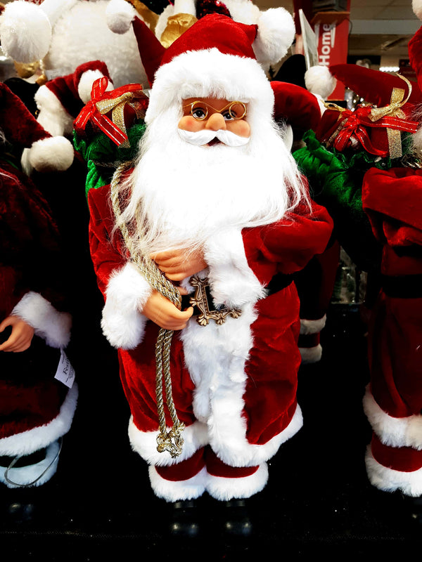 50cm Light Up Classic Standing Santa